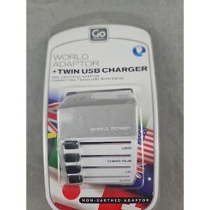 Go Travel Worldwide Earthed‎ Adaptor One Universal Adaptor NEW
